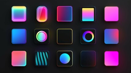 様々な図形やアイコン素材