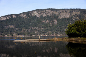 A couple on an electric bike tour is enjoying the view