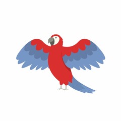 vector illustration of a flying bird
