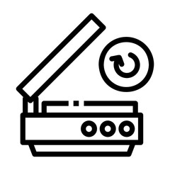 scanner Line Icon