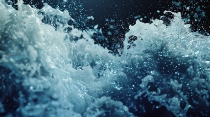 Majestic Ocean Wave Frozen in Time with Dramatic Power and Beauty