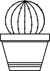 line art plant illustration