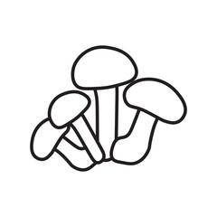 basidiomycota line icon