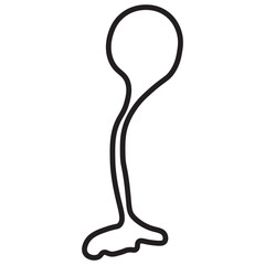 myxomycota line icon