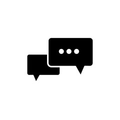 Chat icon, dialog symbol. vector  Chat bubble trendy style illustration for web and app..eps