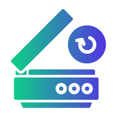 scanner Gradient icon
