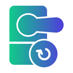 smart key Gradient icon