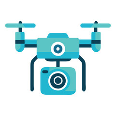 Fototapeta premium Drone with Camera for Aerial Photography