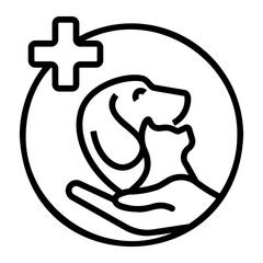 cat Line Icon