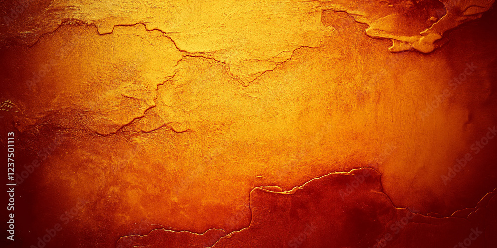 Poster golden orange textured wall background creating dramatic effect