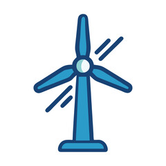 Wind Turbine Renewable Energy Icon