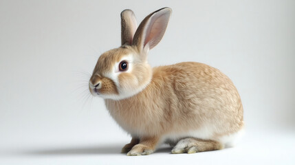 Obraz premium Rabbit isolated on white background.