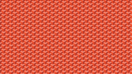 Design an abstract background with a geometric triangle pattern in light red-orange and dark red-orange, creating a warm and dynamic visual effect.