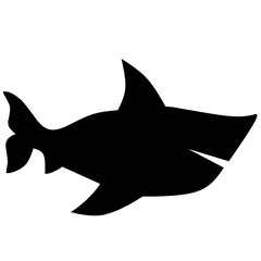 Obraz premium Shark silhouette 