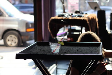 Interior of a dive bar in the short north in Columbus, Ohio