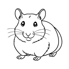 Hamster, hamster vector, cute hamster, hamster illustration, hamster drawing