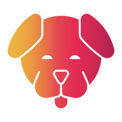 dog Gradient icon