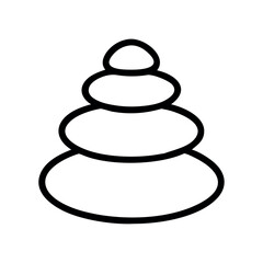 Zen Stone Balance Meditation Icon