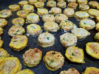 Korean food modeum jeon, Assorted Pancakes . Korea Traditional Festival foods.