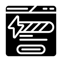 Energy Bar With Buy Solid Icon