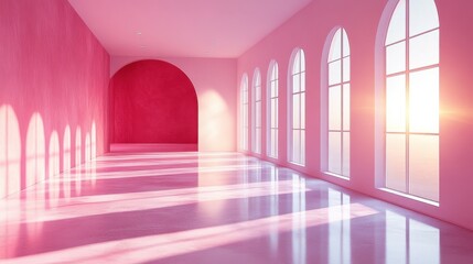 A gentle gradient from dusty rose to pastel mauve, creating a sophisticated and minimalist appearance. 