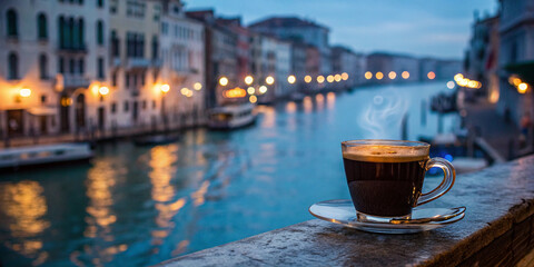 Isolated Delicious Coffee Cup on a Blurred Background for Cozy Moments © P_edits