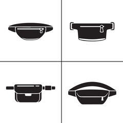 International Fanny Pack Day vector design icon symbol set 