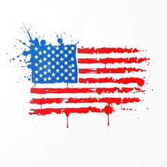 Paint the Nation: Stars and Stripes Splatters for Memorial Day