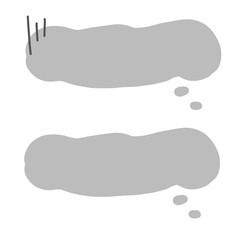 ネガティブ吹き出し　がっかりドン引き