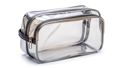 Waterproof Travel Cosmetic Bag Toiletry Organizer on White Background