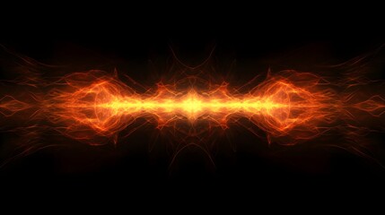 Abstract Fire Light Background with Energetic Flames and Glow