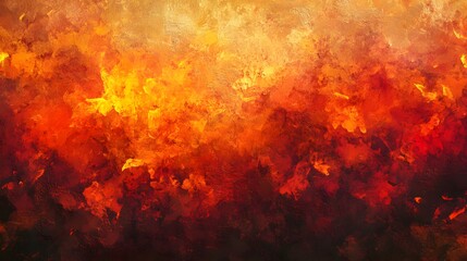 Obraz premium Abstract Fiery Colors Blending in Warm Tones for Artistic Projects