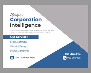  Vector Business Billboard Design Template
