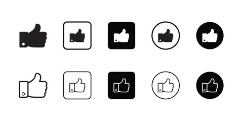 like, thumbs up, thumb, thumb up, nice, better, good job, great, finger, well done, Essential Icons and Trending Styles for Mobile Apps, Websites, and Software. Minimalistic, Flat Design, Line Icons.