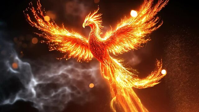 Majestic Phoenix: A fiery spectacle of rebirth and immortality