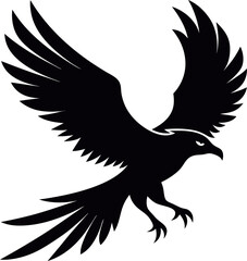  flying bird vector silhouette