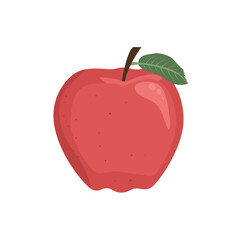 Apple fruit illustration isolated on white