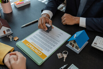 the home purchase contract was approved after submitting numerous documents to the bank, the home...