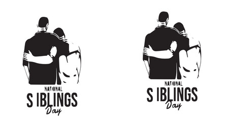 sibling day vector