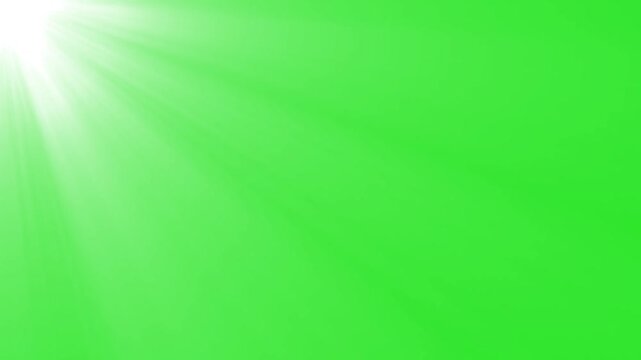 white gray light ray 4k loop animation on green screen. star optical shine light lens flares flickering animation.
sun rays or god bless rays on green screen. Top right sun rays on green screen.