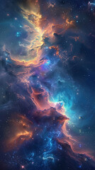 Fototapeta premium nebula in space