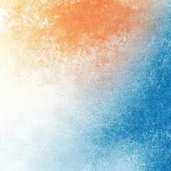 Fototapeta premium A vibrant mix of orange, blue, and white gradients comes alive with textured noise overlays, creating a clean abstract look.