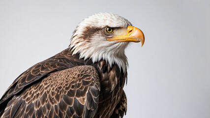 Obraz premium eagle in the studio background white