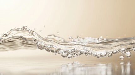 water wave sparkling liquid clean water pure water refreshing