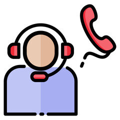  Online Learning Lineal Color Icon