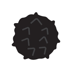 white blood cell glyph icon 