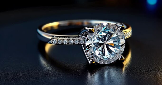 Close-Up of a Diamond Ring