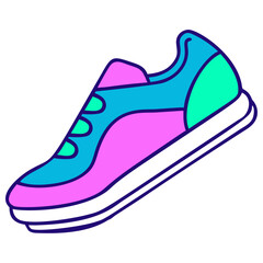 Running Shoe Fitness Icon