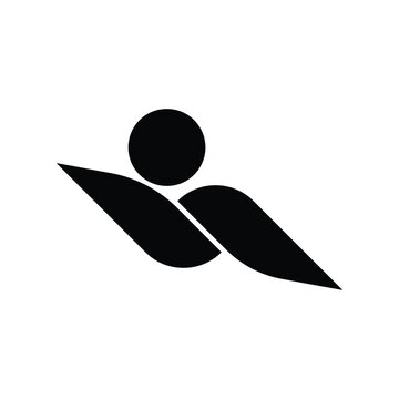 Swimming vector. Icon