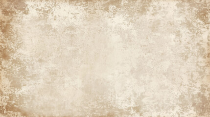 Obraz premium Antique aged parchment texture with warm beige hue and subtle tonal variations, showcasing a weathered and vintage appearance with faint irregular patches and spots, perfect for use in historical, ret